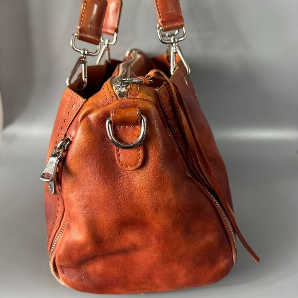 Old Trend Lily Leather Satchel with Crossbody Strap - Picture 9 of 15
